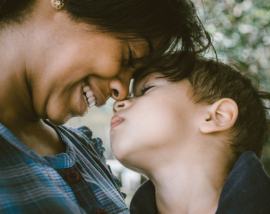 Mother and son