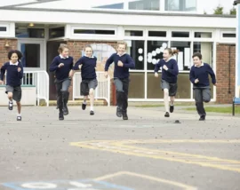 Children racing
