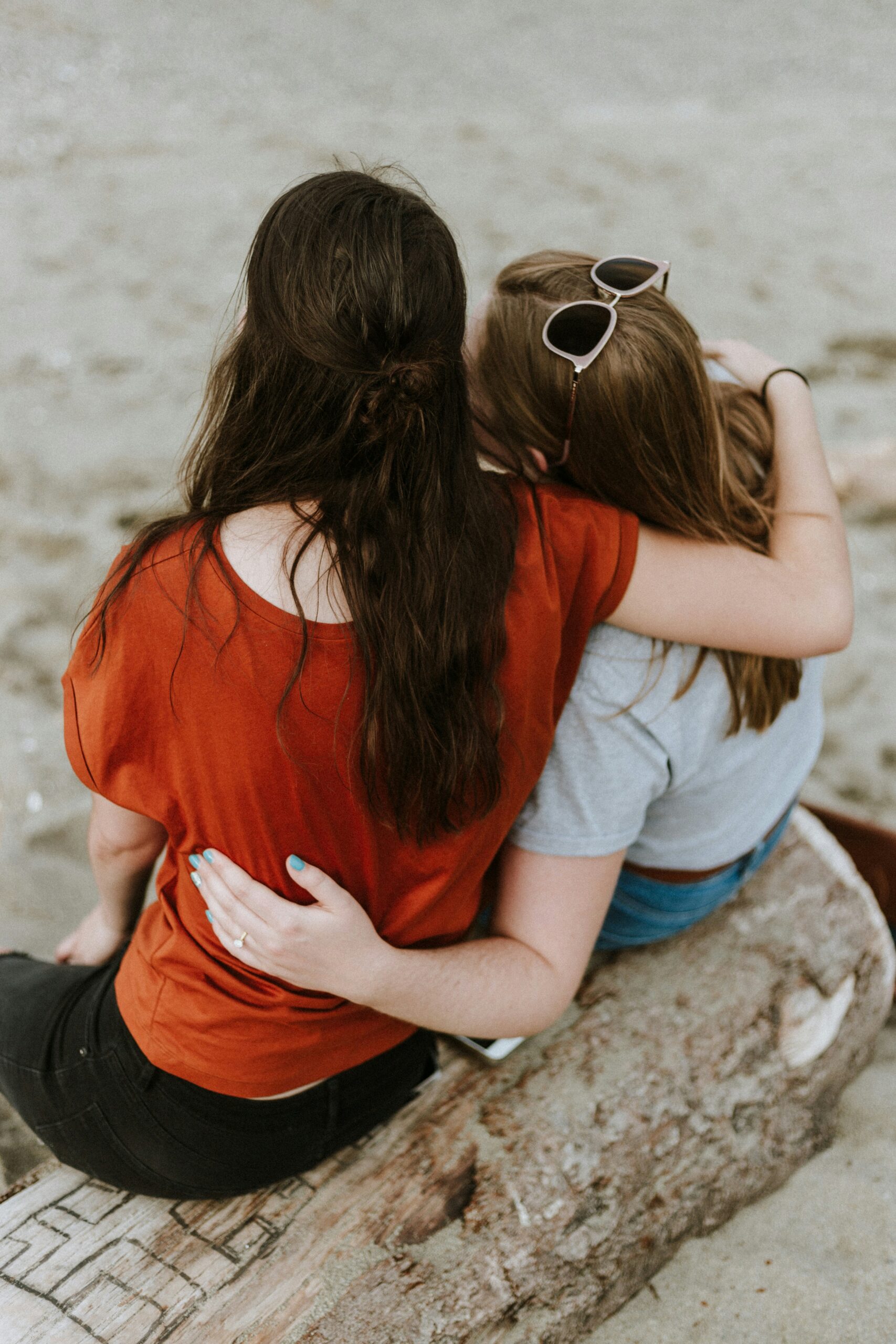 hugging